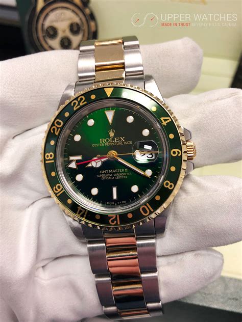 rolex gmt 2 green dial|Rolex gmt master 2 green.